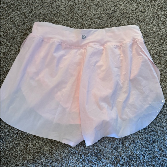 Lululemon Fast and Free Bubblegum Pink Shorts - Picture 2 of 3